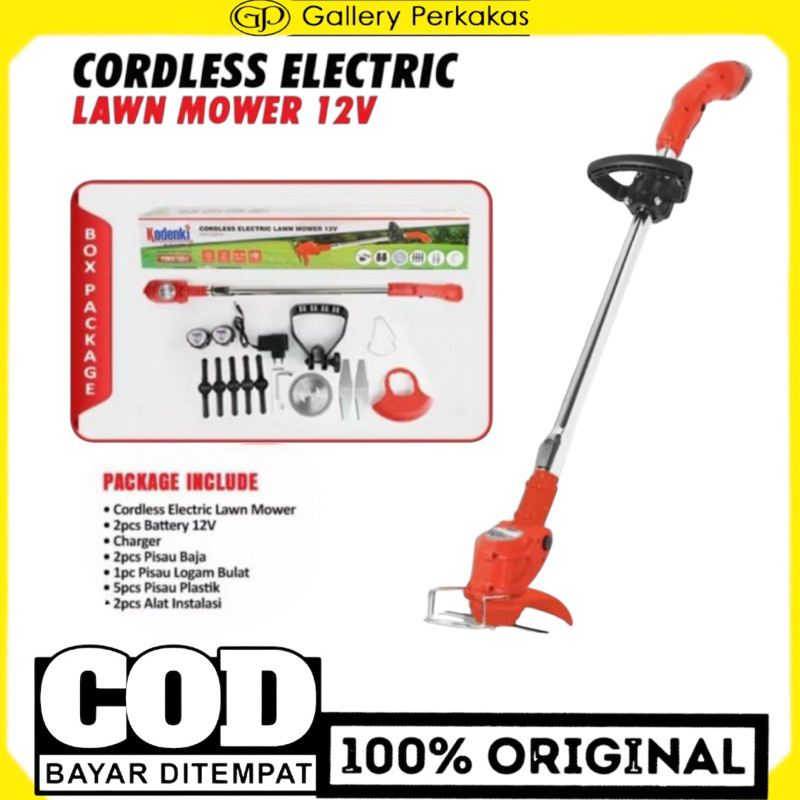Foto Jual Jual TERBARU ORANGE Cordless Grass Trimmer 12 V mesin ...